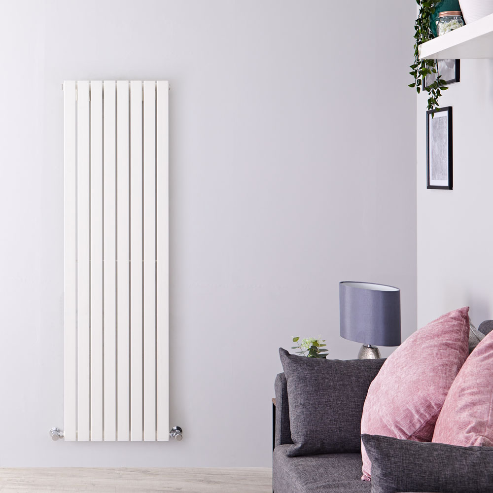 Radiateur Design Vertical Blanc Sloane 160cm x 47,2cm x 5,3cm 1149 Watts