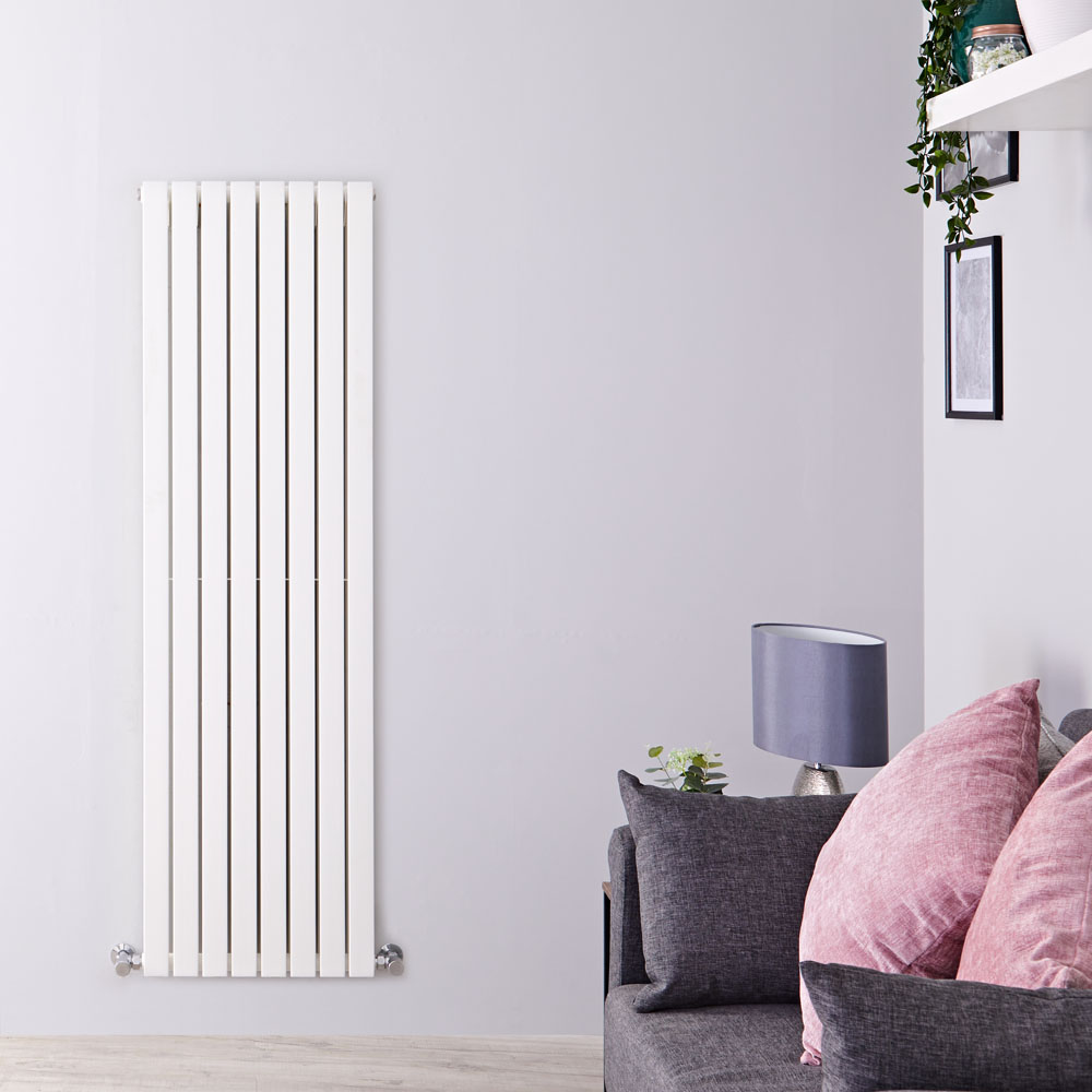 Radiateur Design Vertical Blanc Sloane 160cm x 47,2cm x 7,2cm 1591 Watts
