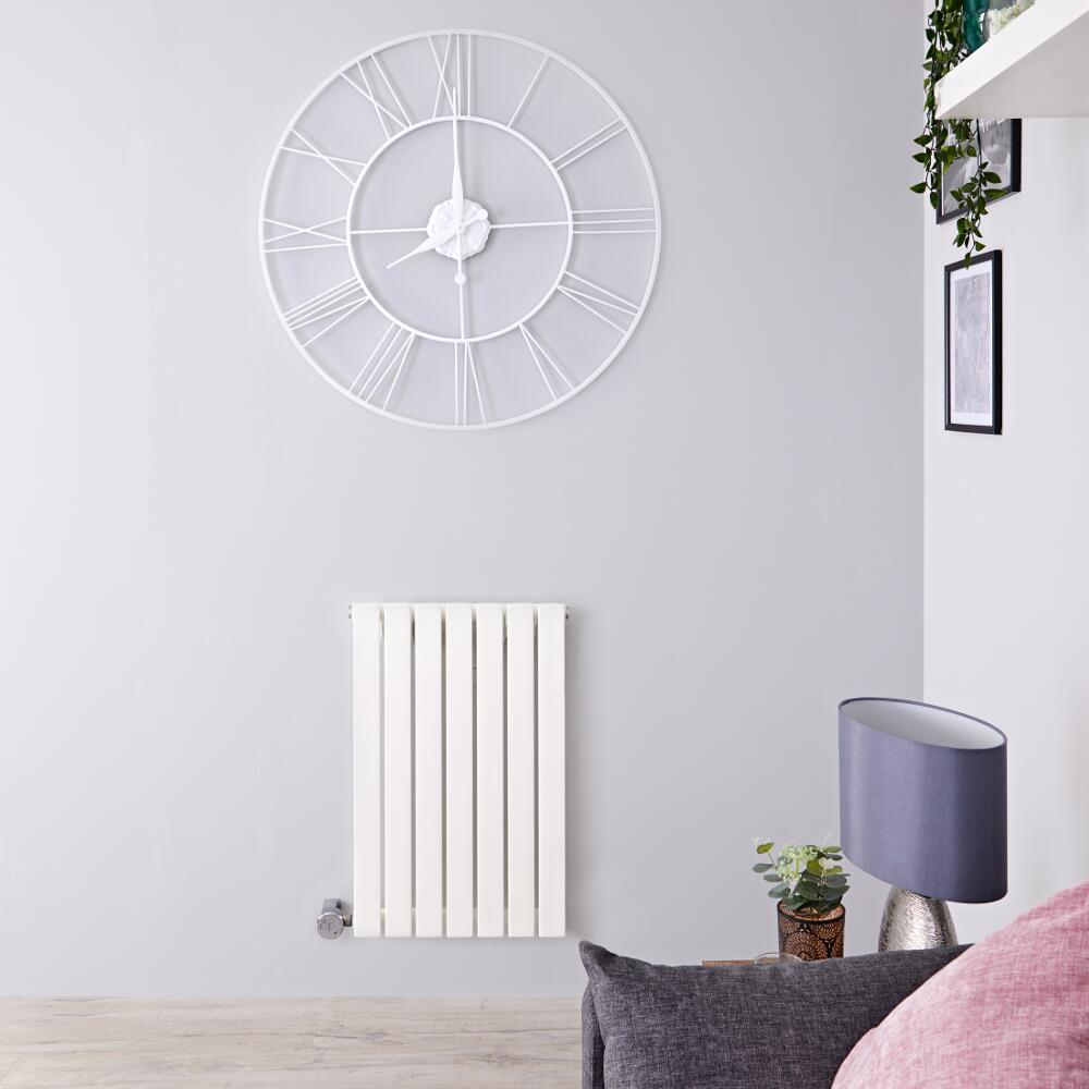 Radiateur Design Électrique Horizontal Blanc Sloane 63,5cm x 42cm x 5,4cm