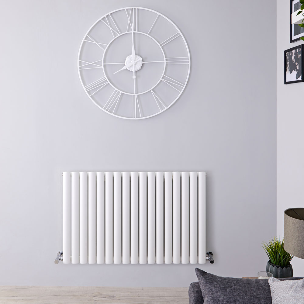 Radiateur Design Horizontal Blanc Vitality 63,5cm x 100cm x 5,5cm 1015 Watts