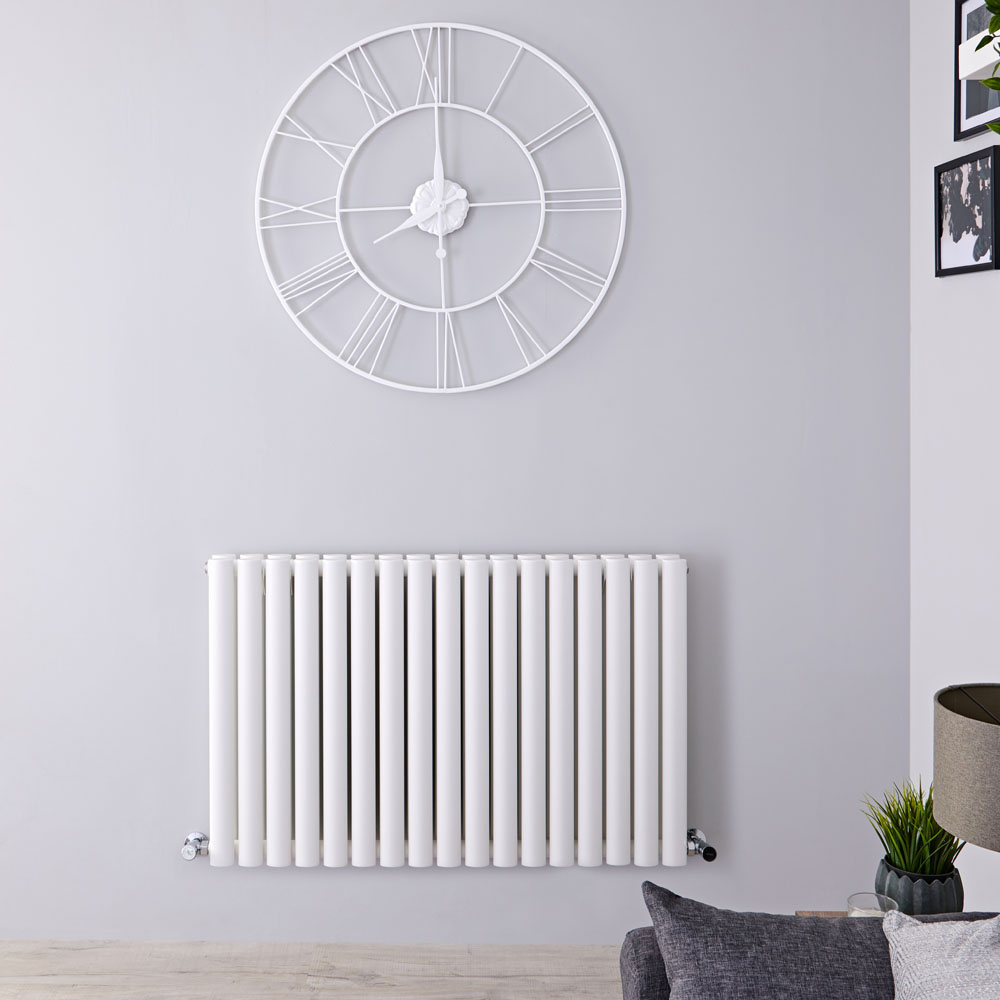 Radiateur Design Horizontal Blanc Vitality 63,5cm x 100cm x 7,8cm 1584 Watts