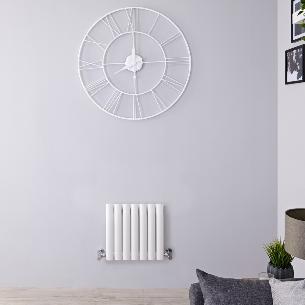 Radiateur Design Horizontal Blanc Vitality 40cm x 41,5cm x 5,6cm 284 Watts