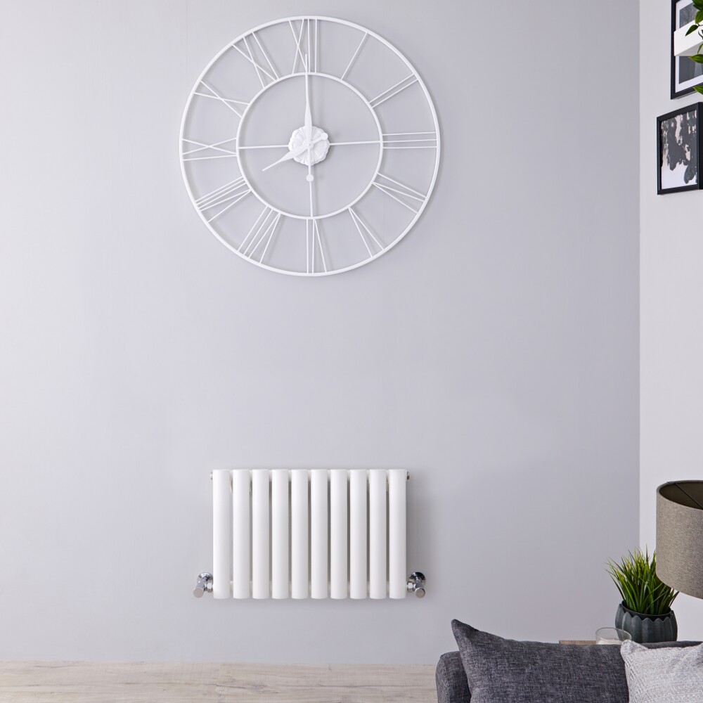 Radiateur Design Horizontal Blanc Vitality 40cm x 59,5cm x 5,6cm 453 Watts