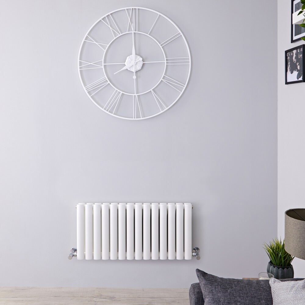 Radiateur Design Horizontal Blanc Vitality 40cm x 83,4cm x 7,8cm 964 Watts