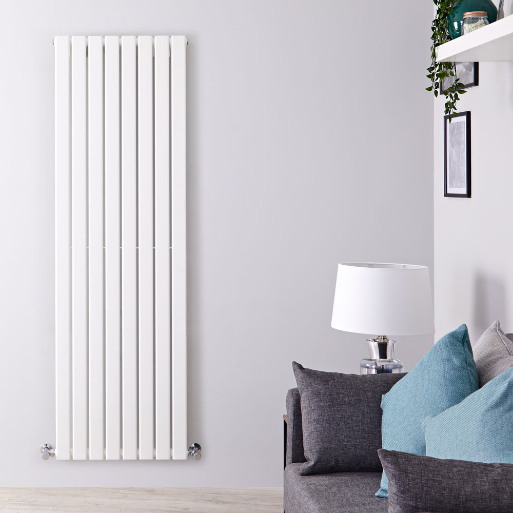 Radiateur Design Vertical Blanc Delta 160cm x 56cm x 4,7cm 1172 Watts