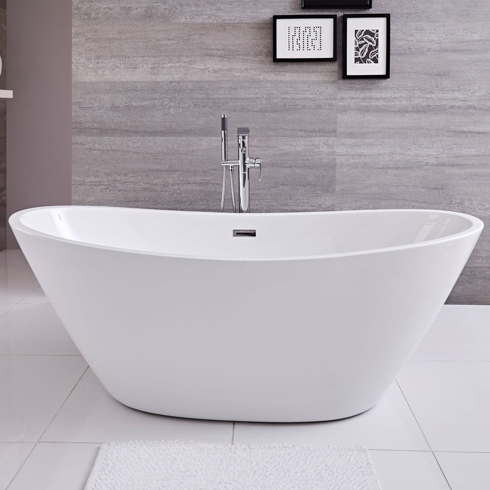 Baignoire îlot 78.5 x 157cm Lune