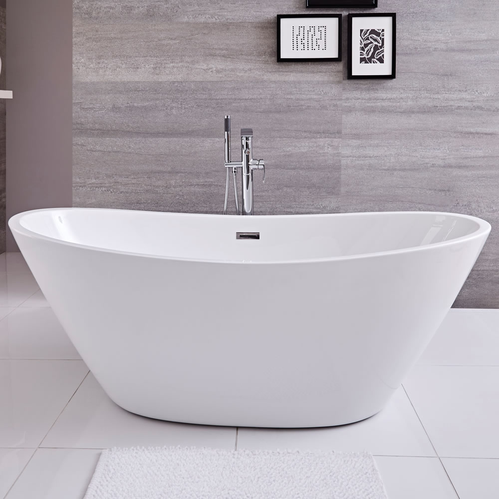 Baignoire îlot 78.5 x 170cm Lune