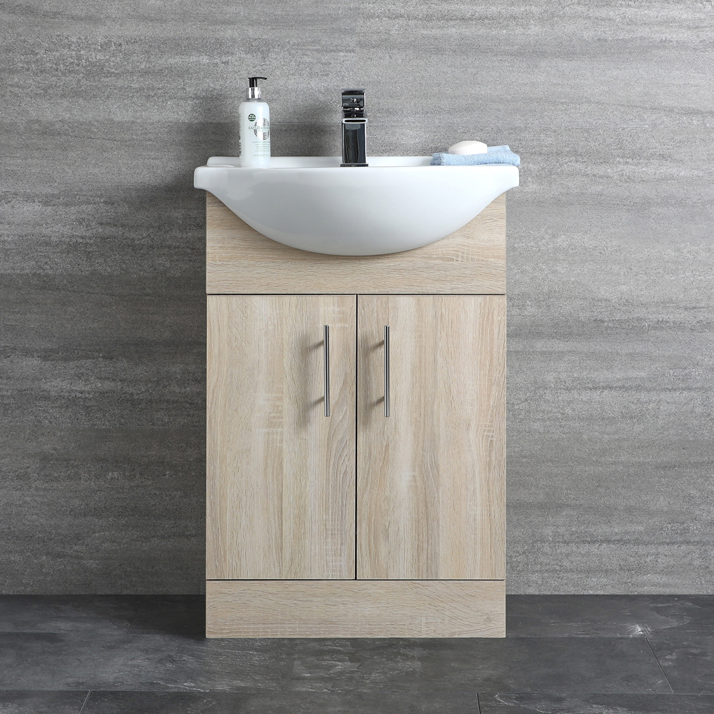 Meuble-lavabo 55x78x43cm Classic Oak