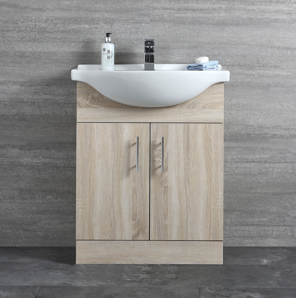 Meuble-lavabo 65x78x45cm Classic Oak