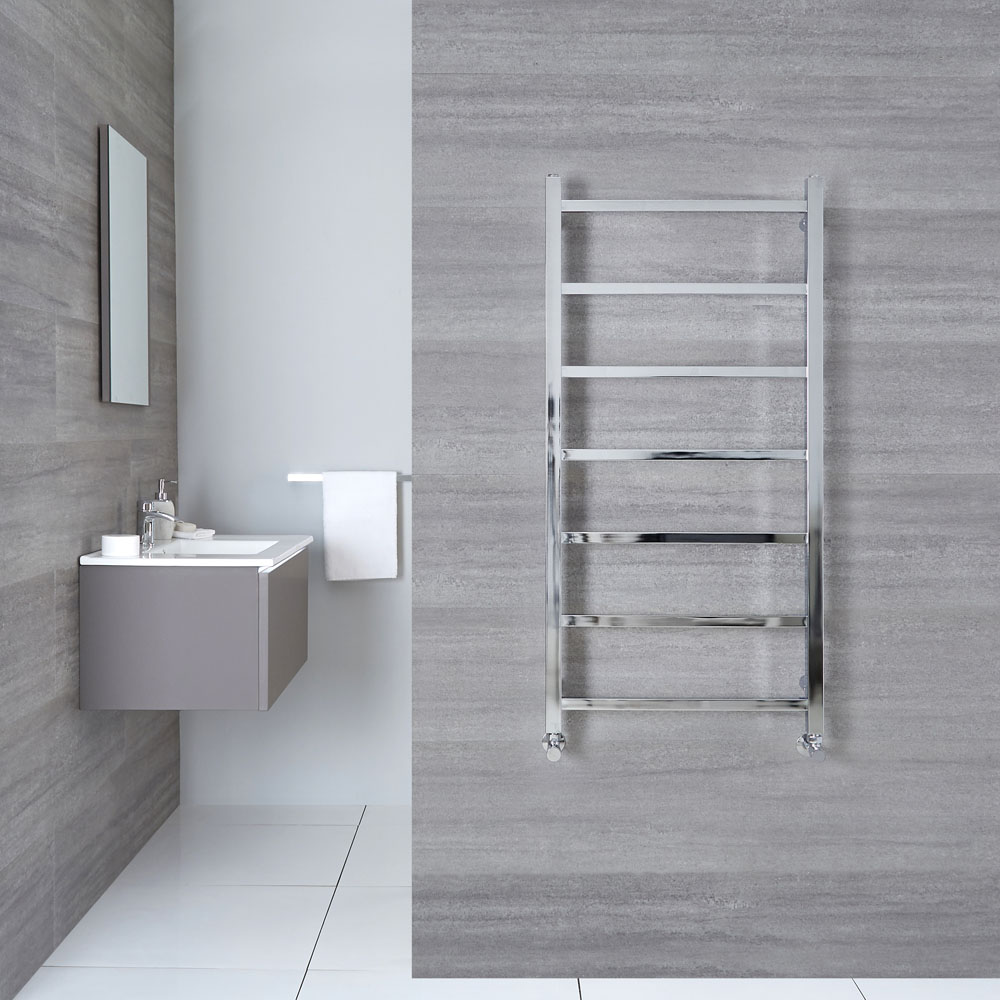 Sèche-Serviettes Chromé Eton 120cm x 60cm x 10,5cm 326 Watts