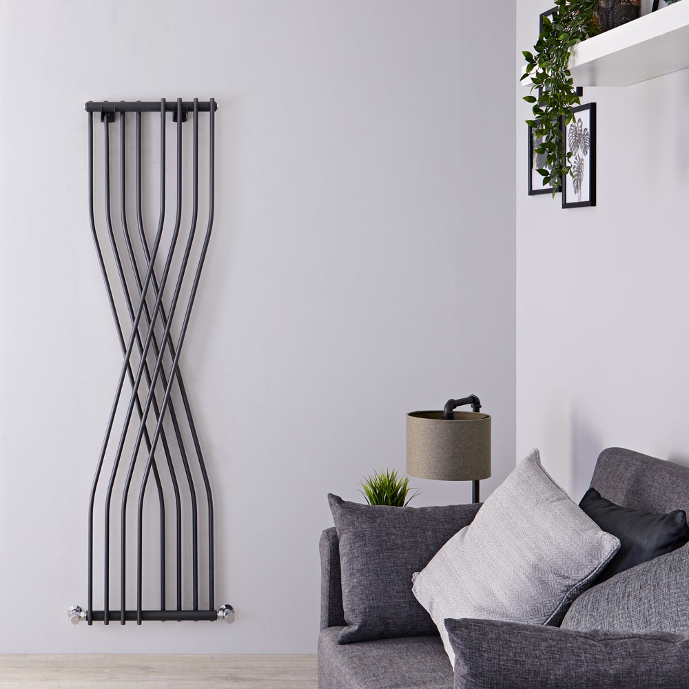 Radiateur Design Vertical Anthracite Xcite 177,5cm x 45cm x 11cm 925 Watts
