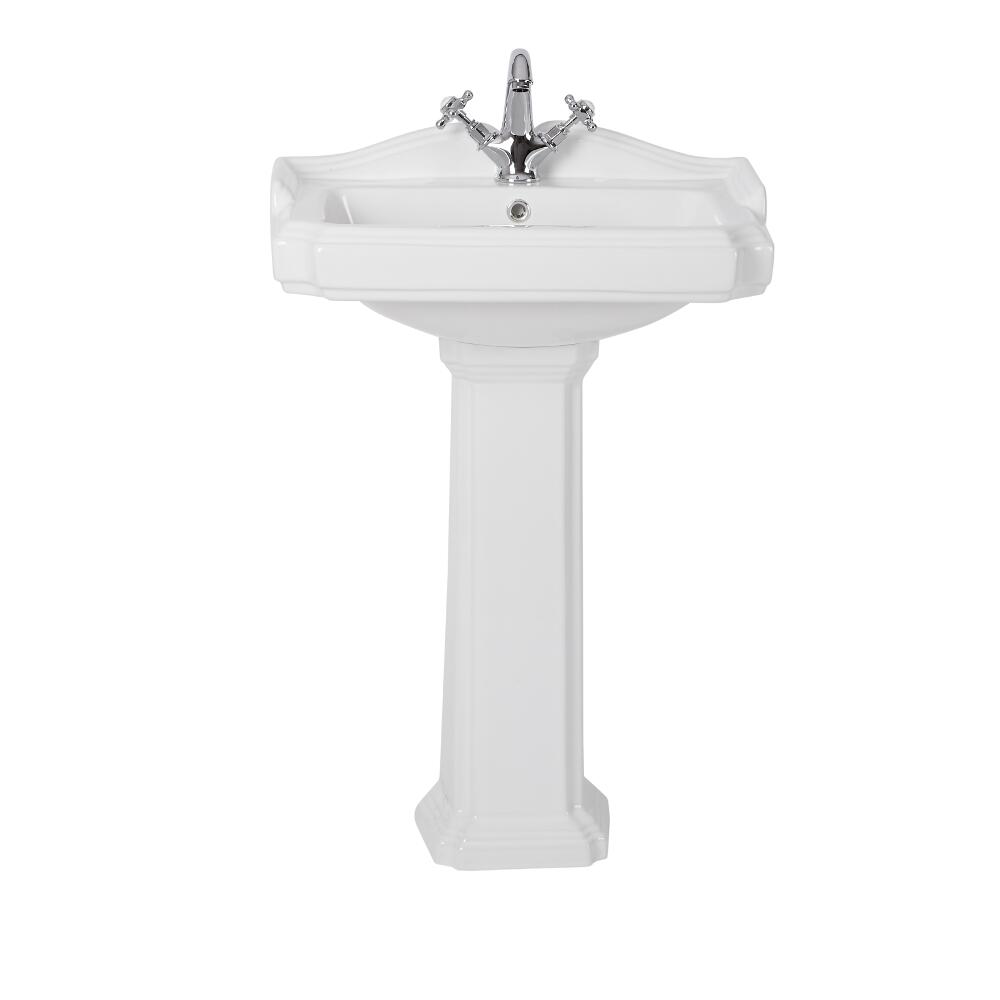 Lavabo sur colonne monotrou 89 x 60 x 47cm Oxford