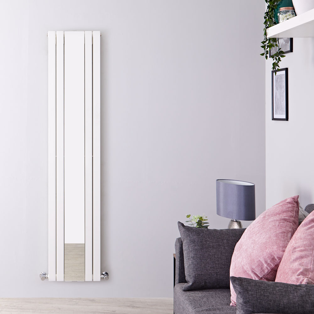 Radiateur Design Vertical Blanc Sloane 180cm x 38,1cm x 13cm 1696 Watts