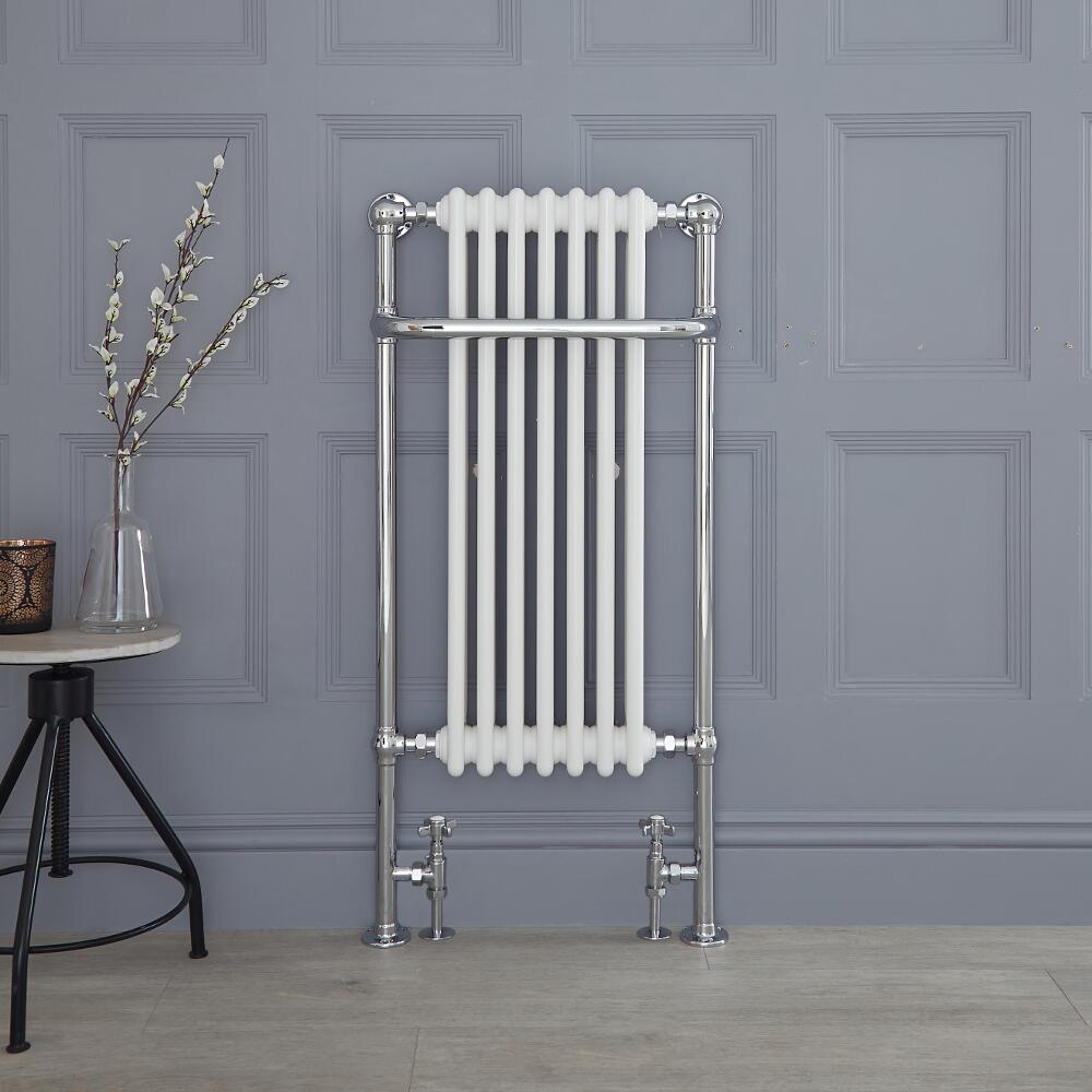 Sèche-Serviettes Rétro Chromé Marquesa 113cm x 55,3cm x 23cm 960 Watts