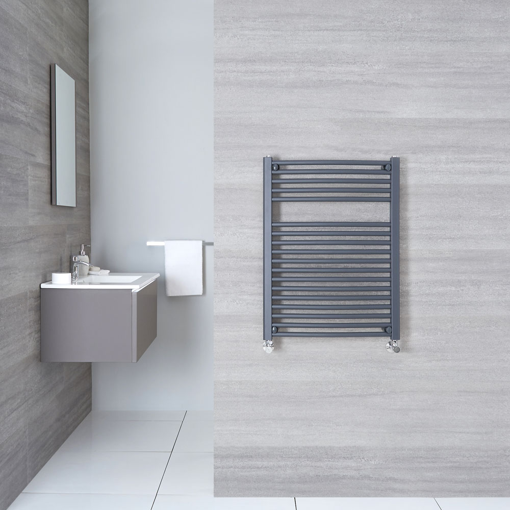 Sèche-Serviettes Anthracite Loa 80cm x 60cm x 3cm 567 Watts