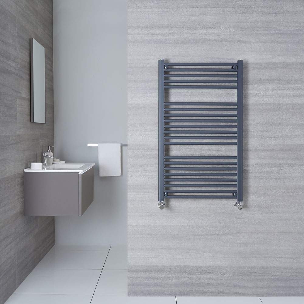 Sèche-Serviettes Anthracite Loa 100cm x 60cm x 3cm 677 Watts