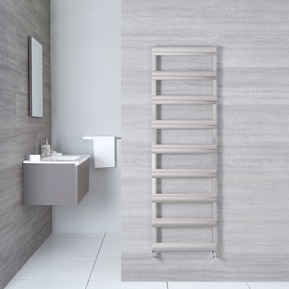 Sèche-Serviettes Aluminium Chromé 159cm x 50cm x 3.6cm 683 Watts Ordo