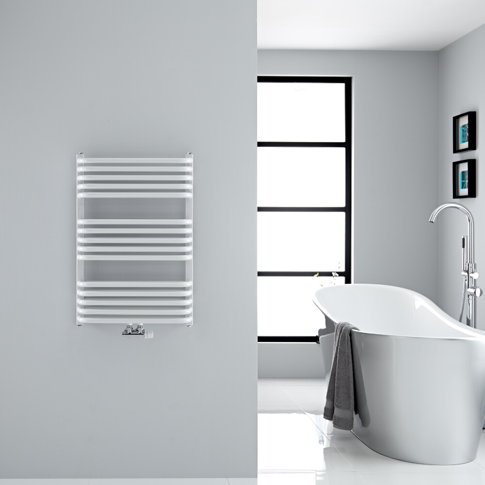 Sèche-serviettes eau chaude blanc Arch 73.6x50cm 752 watts