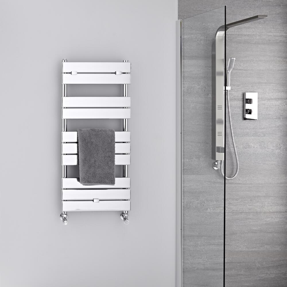 Sèche-serviettes eau chaude Chromé 100 x 45cm 310 watts Lustro