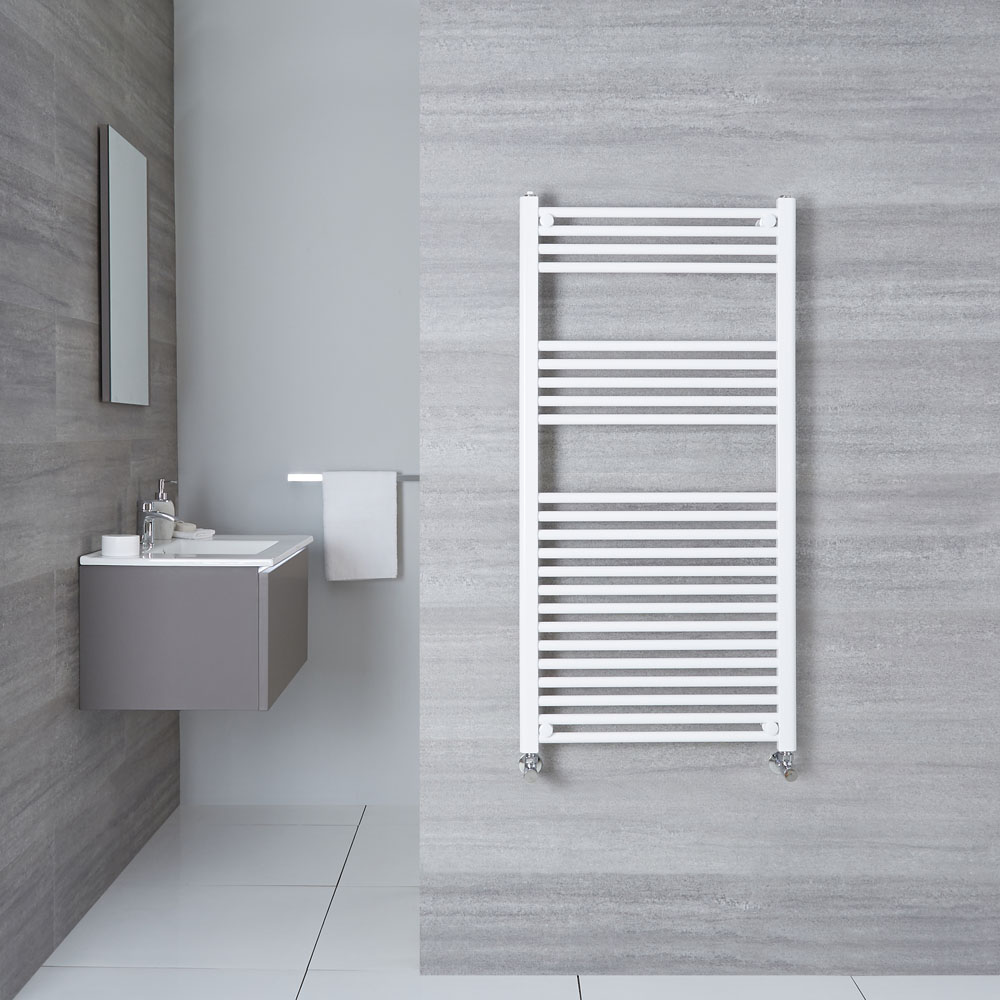 Sèche-Serviettes Blanc Etna 120cm x 60cm x 3cm 755 Watts