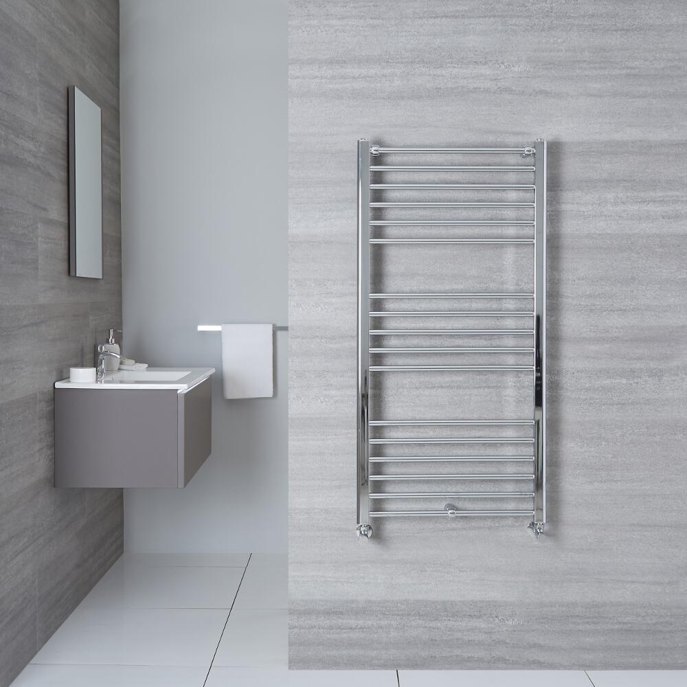 Sèche-Serviettes Chromé Eco 120cm x 50cm x 3cm 375 Watts