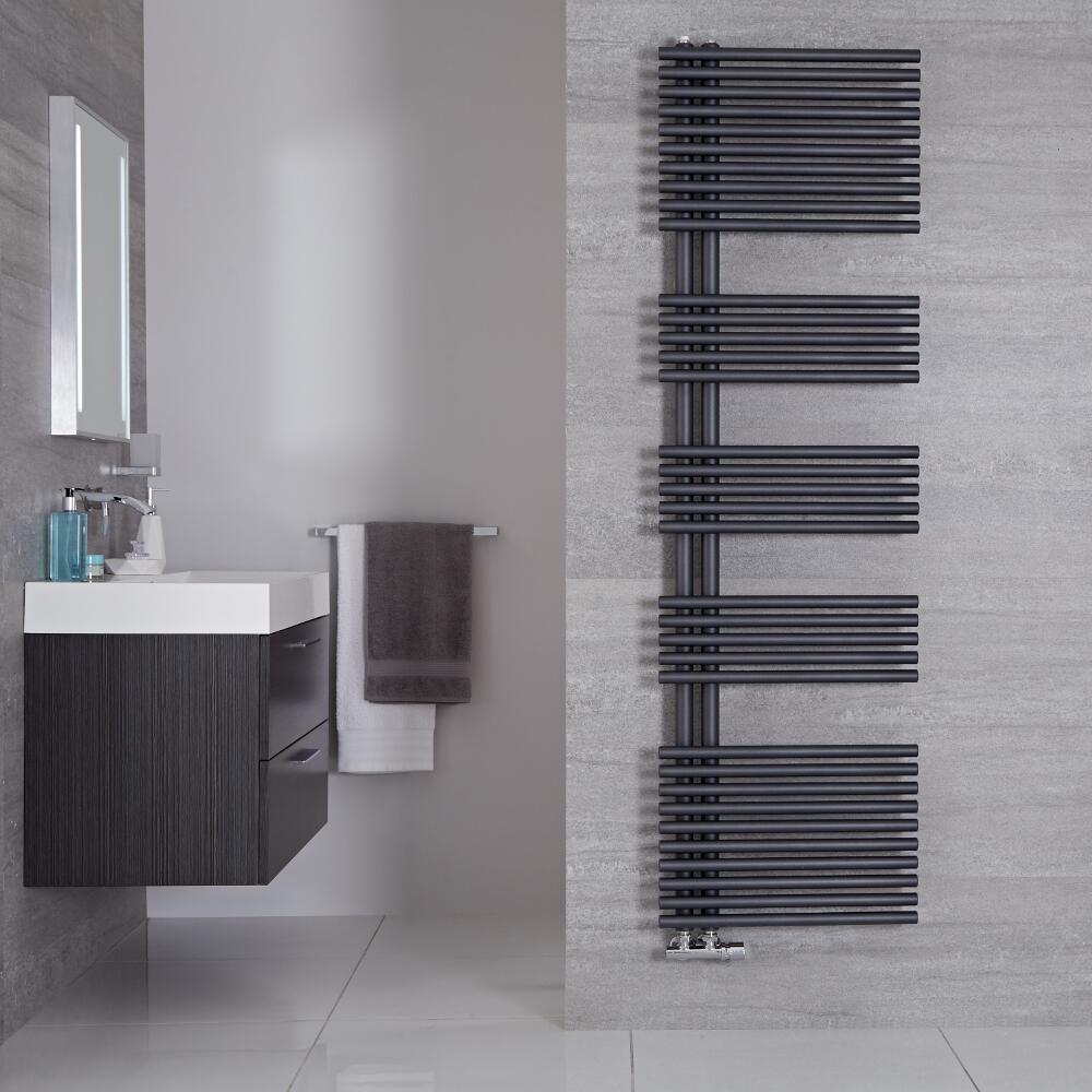 Iseo - Sèche-serviettes Design Anthracite - 170cm x 50cm