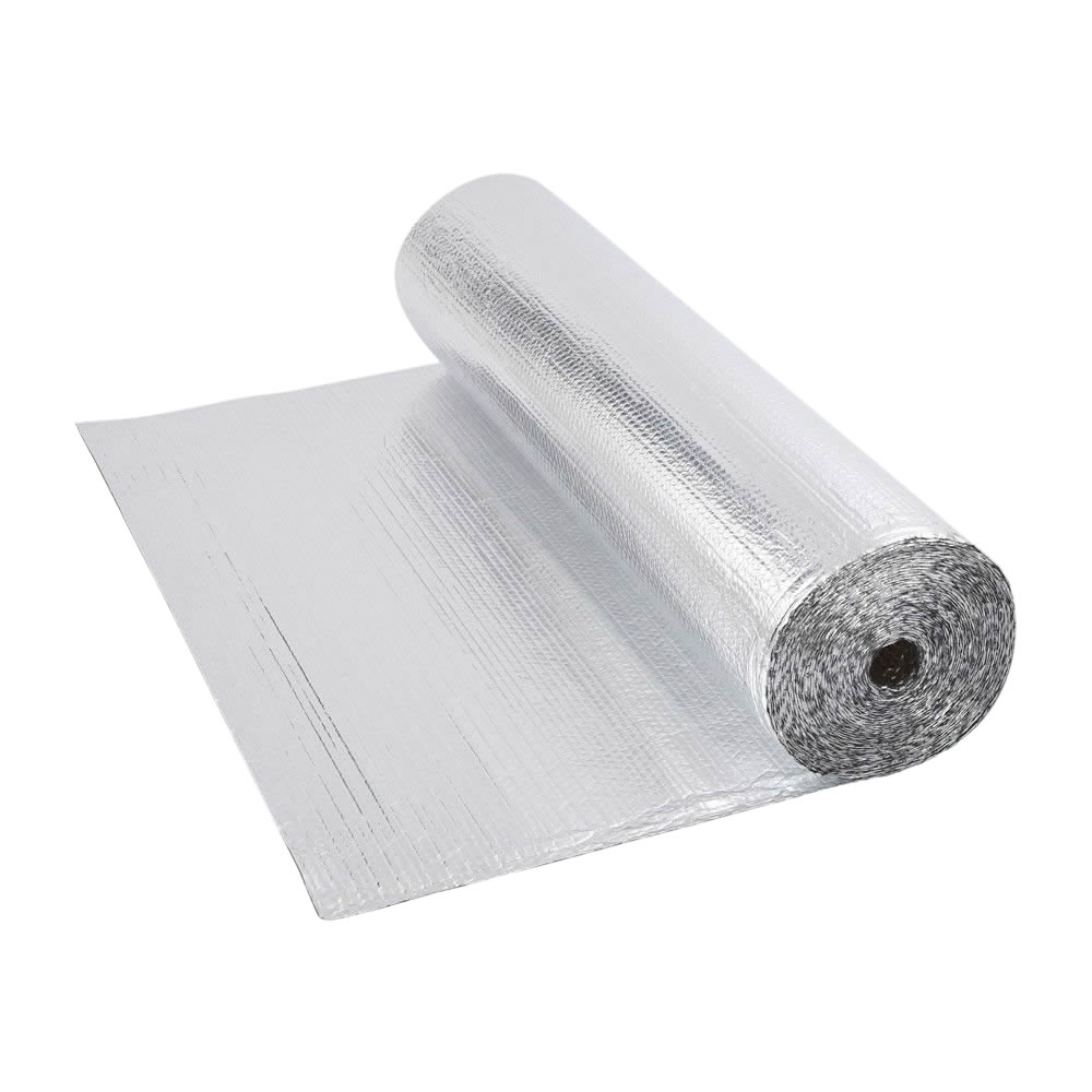 Rouleau isolant aluminium à bulles 25 x 1.2m Ép. 3.5mm