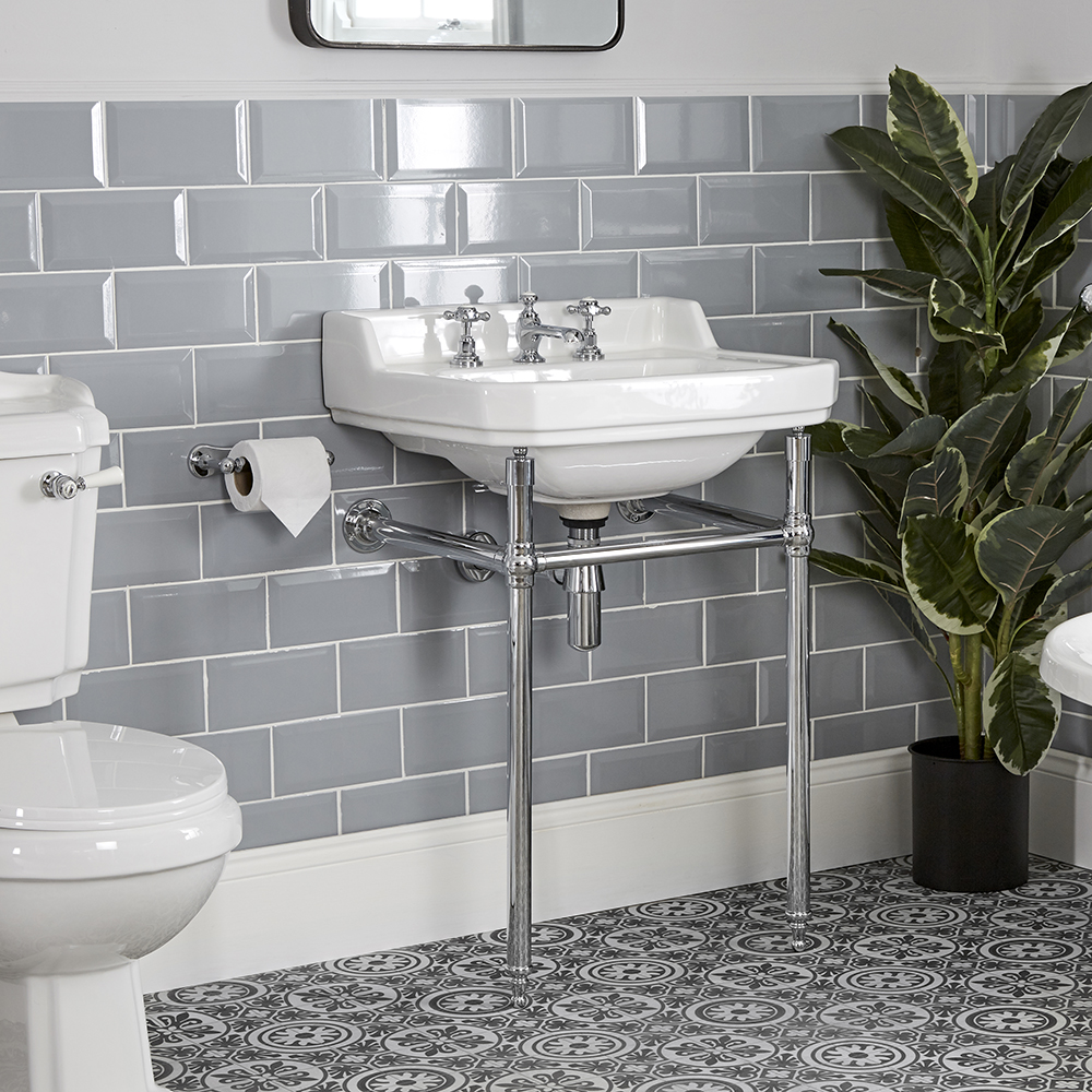 Lavabo rétro 3 trous 56cm Old London