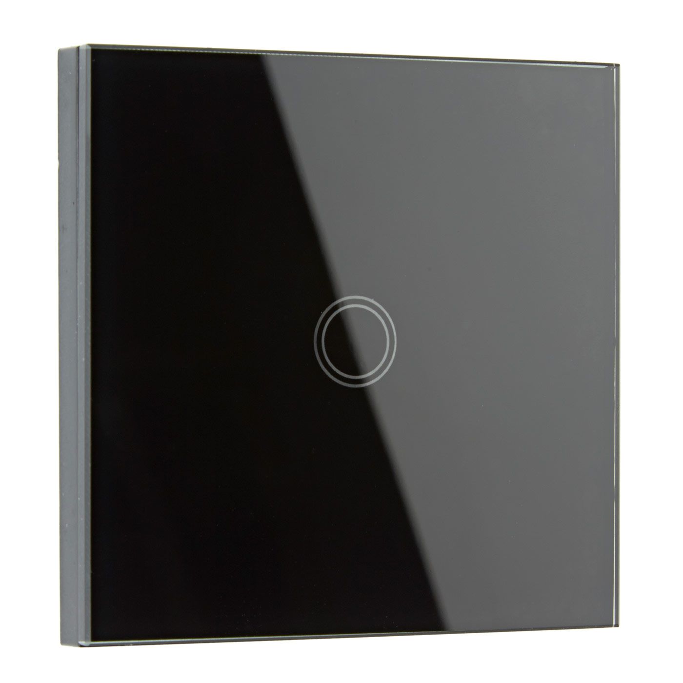 Biard Interrupteur Design Tactile Verre Noir