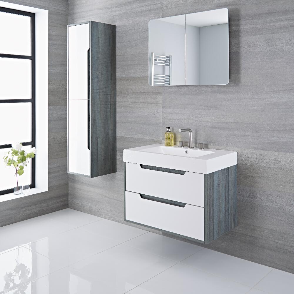 Meuble lavabo 80x50x85cm Newport