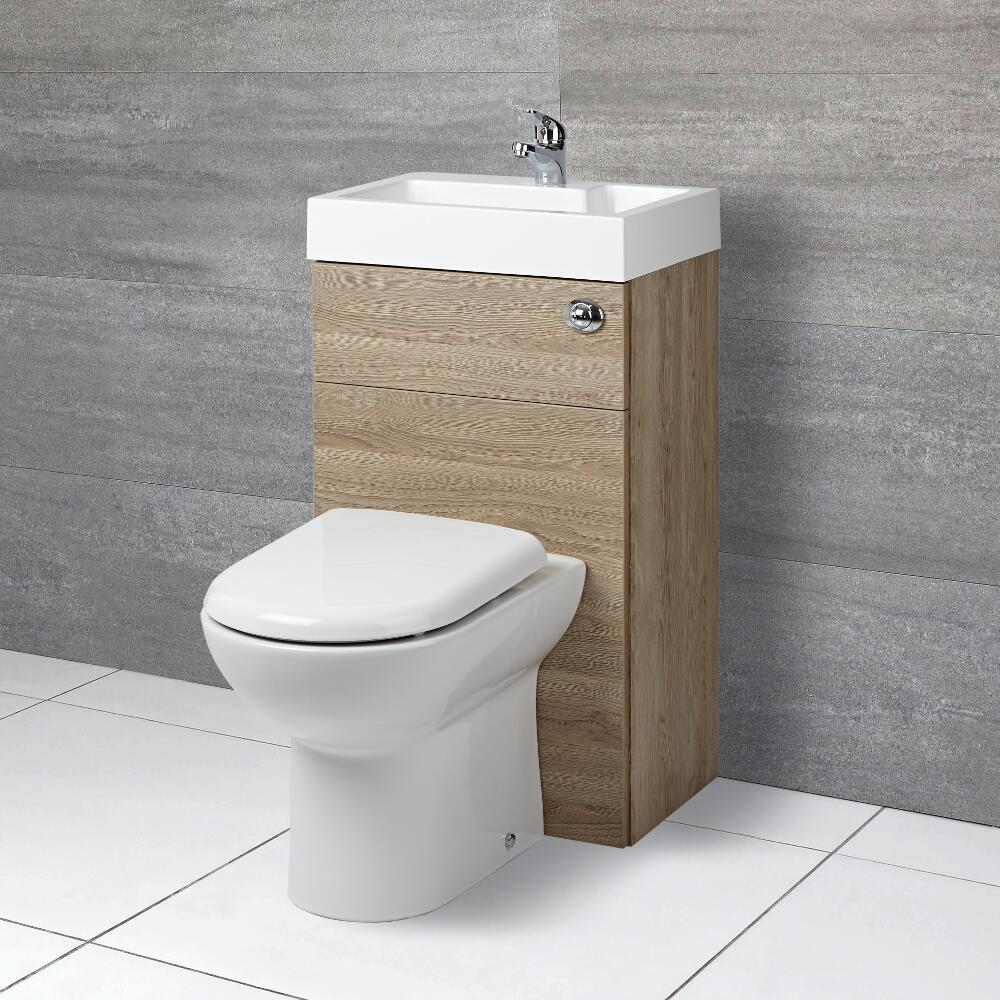 WC avec Lave Main Chêne Linton