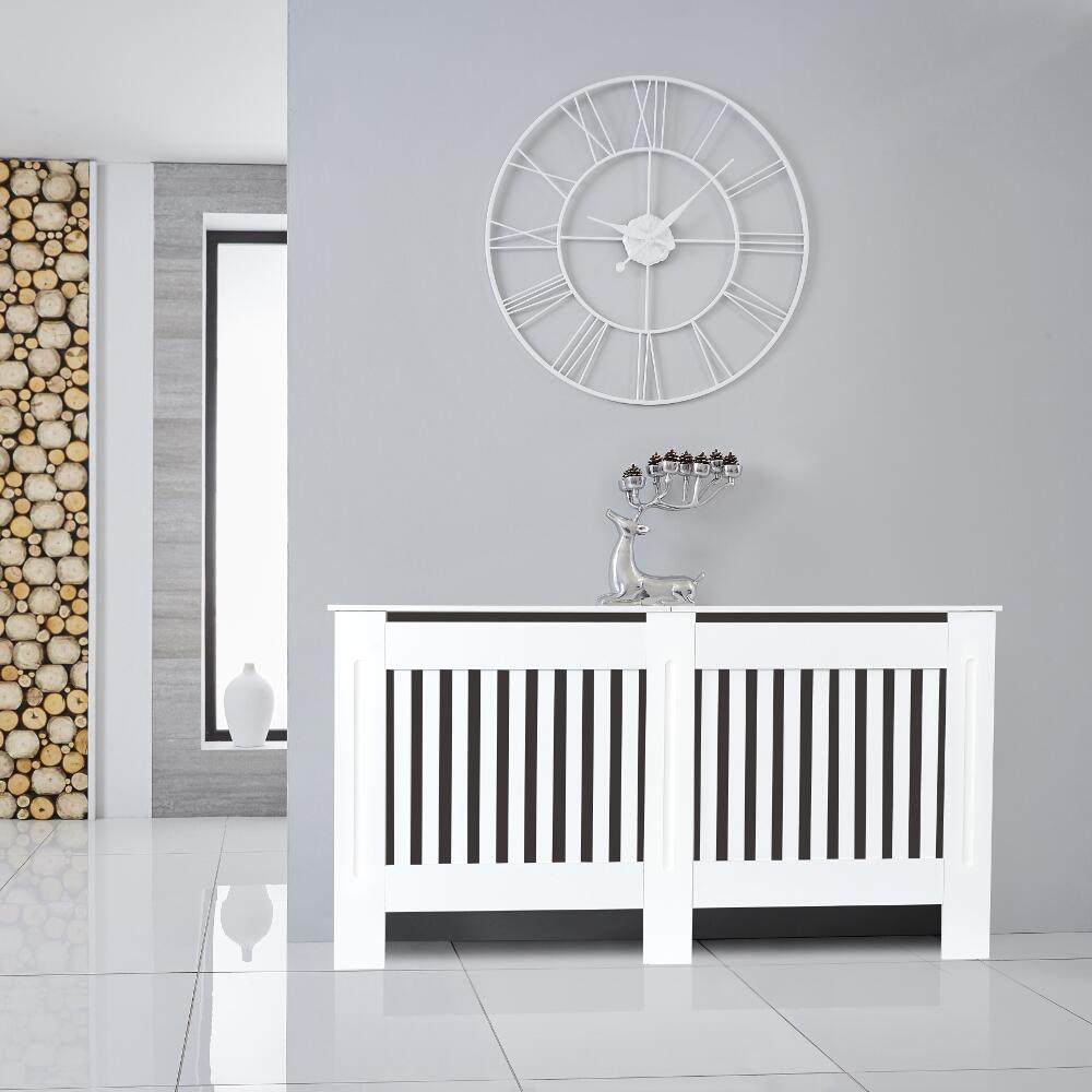 Cache Radiateur Blanc 82cm x 152cm Sutton