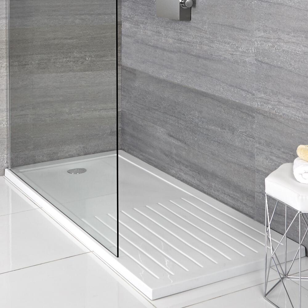 Receveur de douche rectangulaire 160x80cm - Zone de séchage