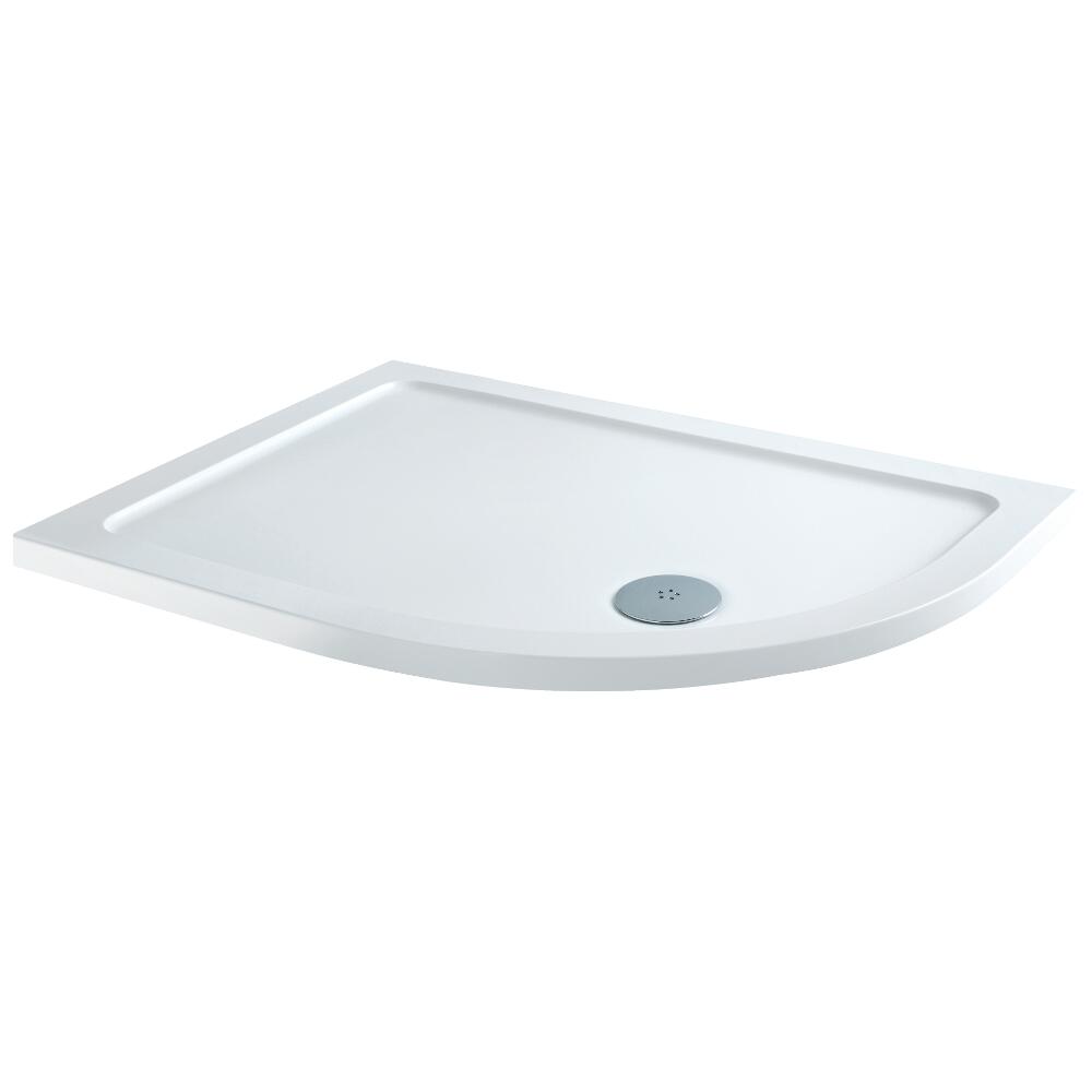 Receveur de douche Quart de rond - Angle droit100x80cm