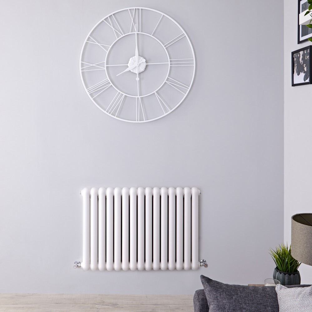 Radiateur Design Horizontal Blanc Saffre 63,5cm x 86,3cm x 8cm 1496 Watts