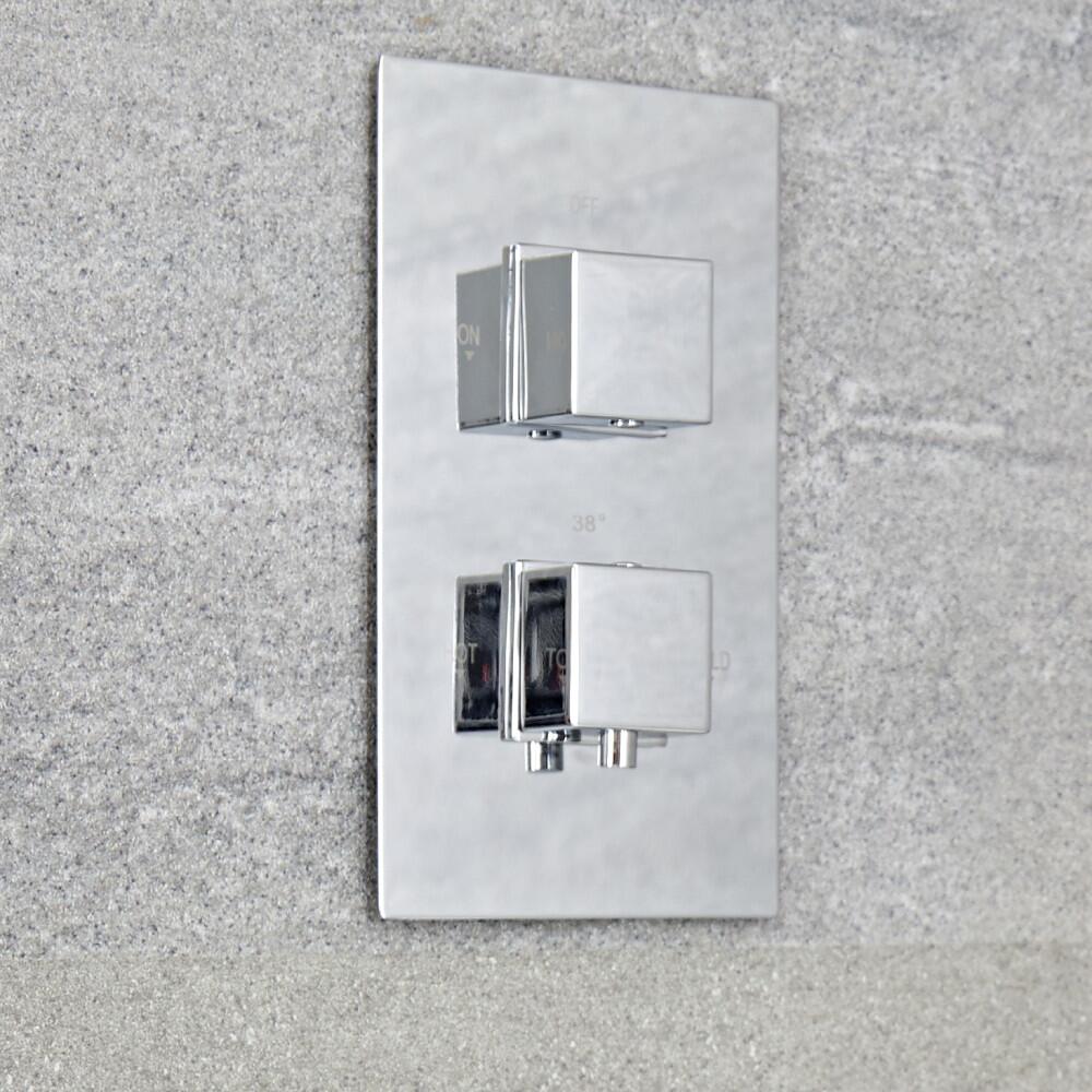 Mitigeur Douche Thermostatique Encastrable Cubique