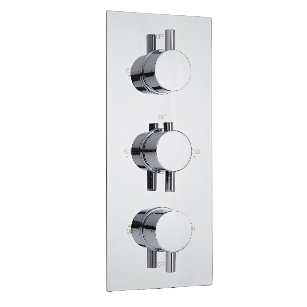 Mitigeur Douche Thermostatique Encastrable, Design Rond
