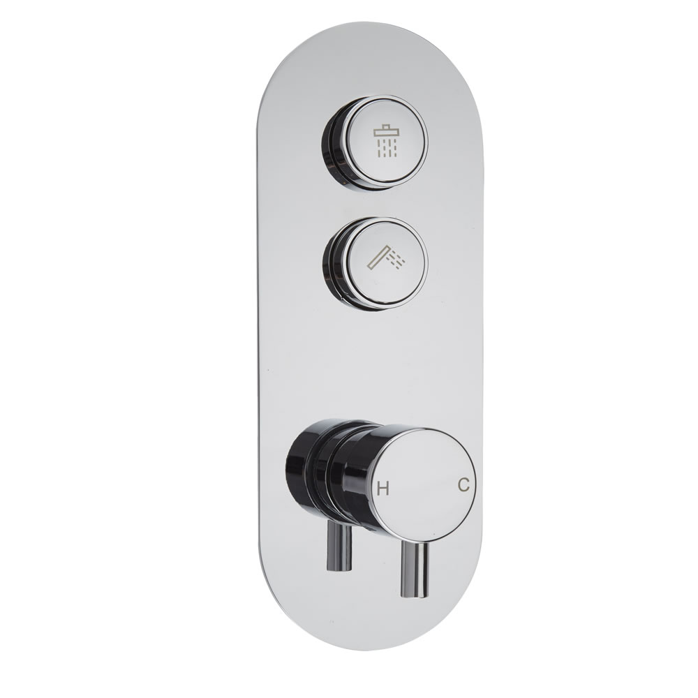 Mitigeur Douche Thermostatique Encastré Design Rond Idro