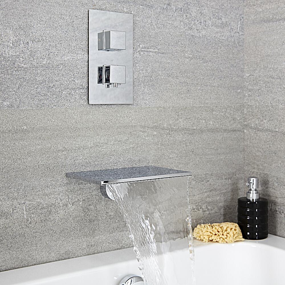 Bec verseur Baignoire & Mitigeur thermostatique encastrable