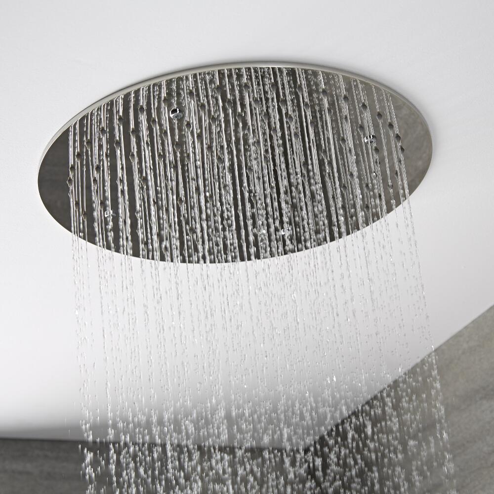 Pommeau de douche encastrable plafond Ø 40cm Tatham