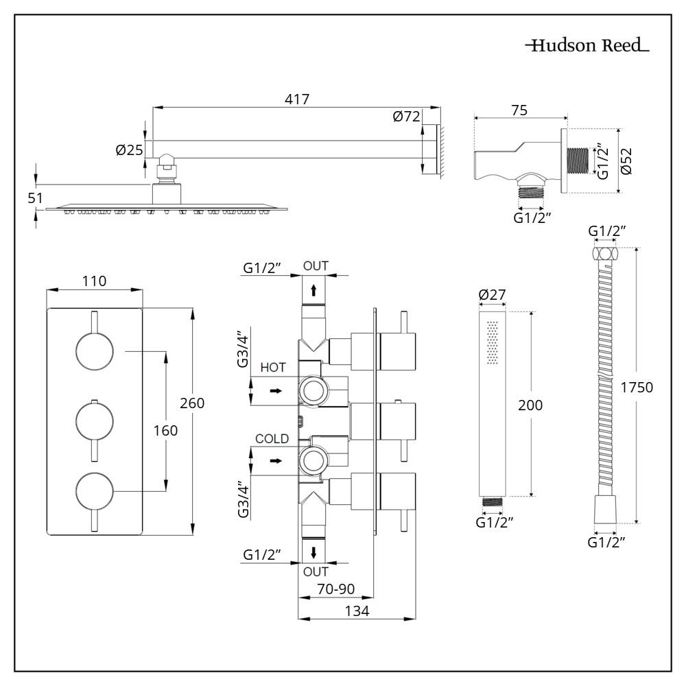product dimensions
