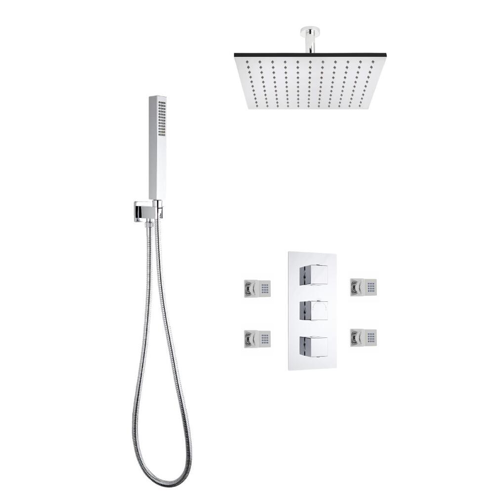 Kit de Douche Thermostatique Encastrable