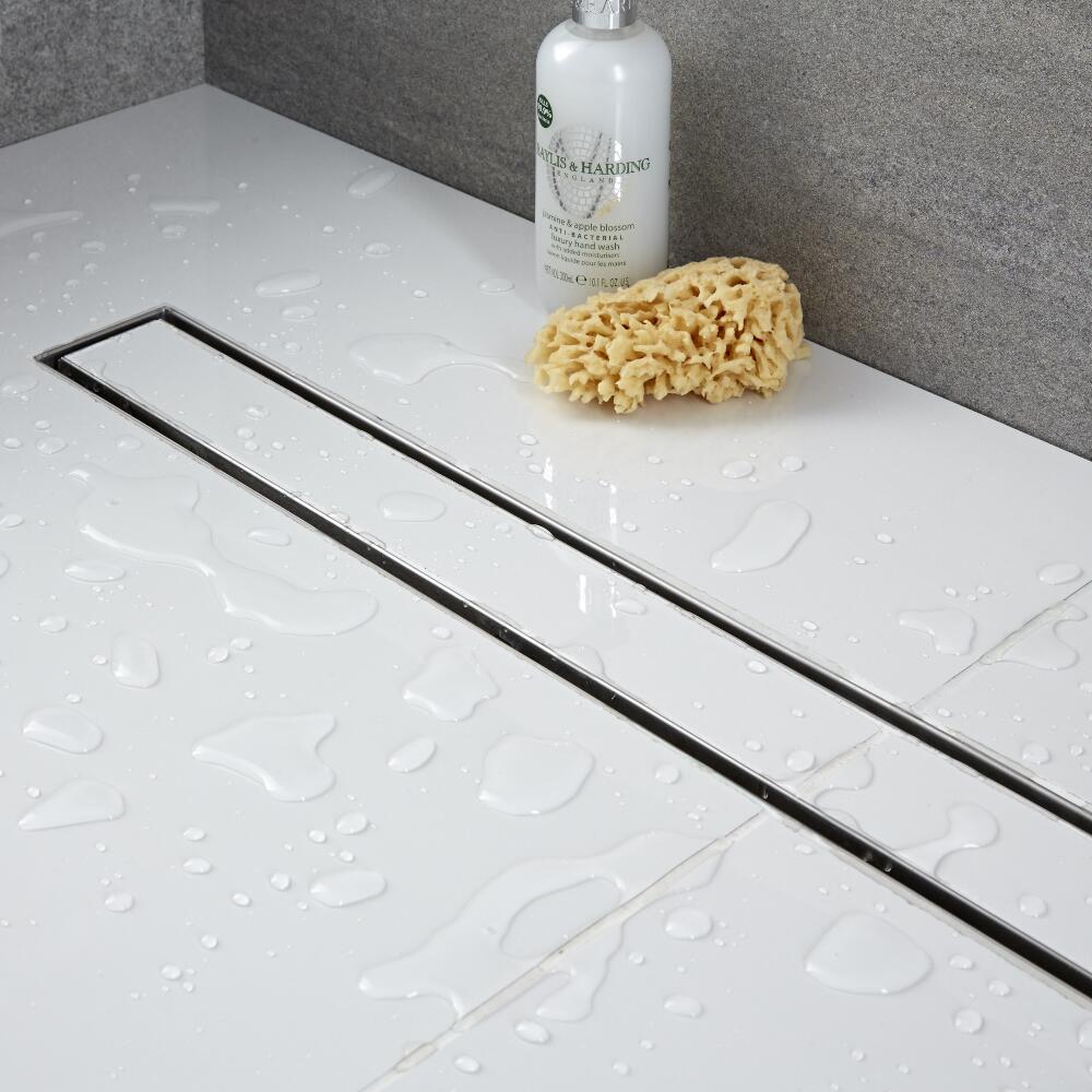 Caniveau de douche à carreler 80cm