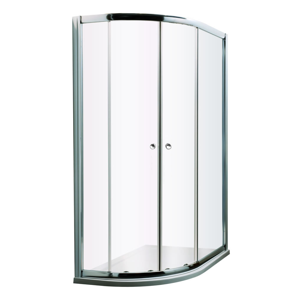 Cabine de Douche Accès d'Angle 120x90x195cm & Receveur d'angle gauche Hutton