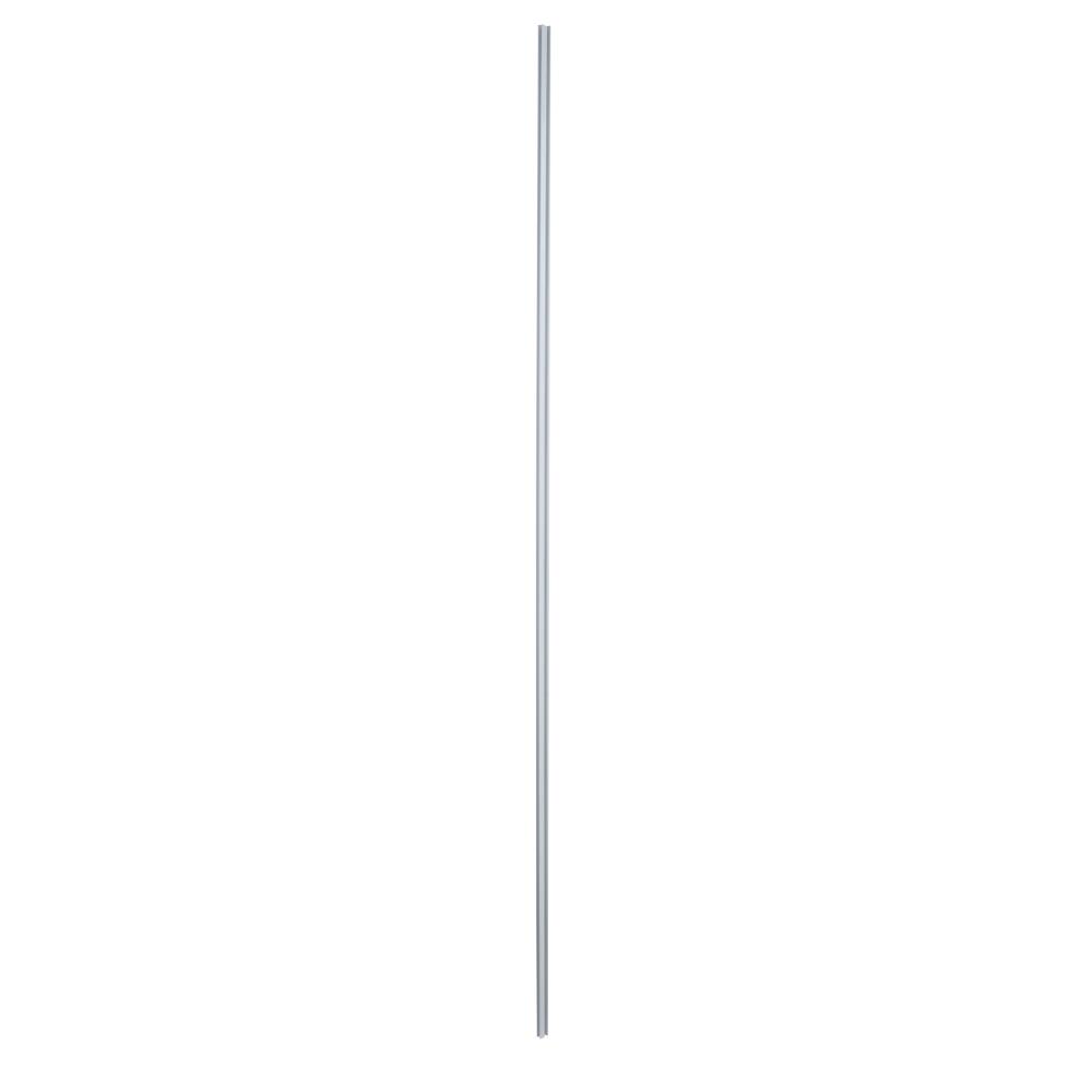 Barre de stabilisation en L pour retour paroi de douche 25cm Lux Blanc