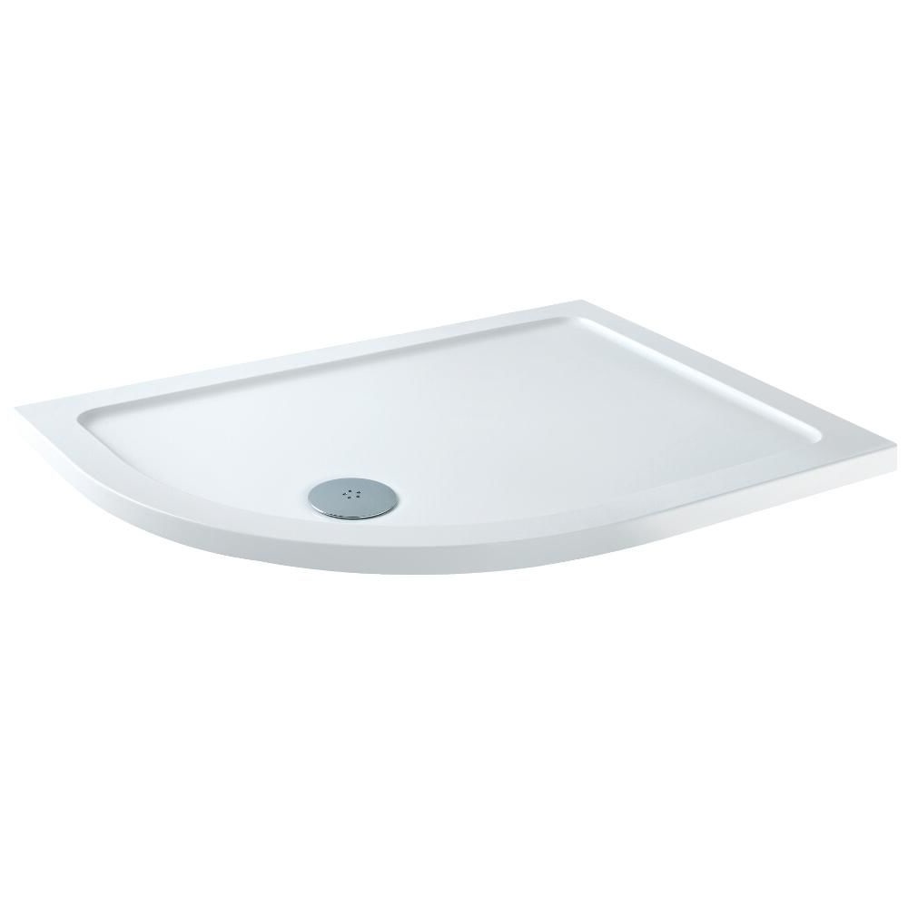 Receveur de douche Quart de rond - Angle gauche 100x80cm