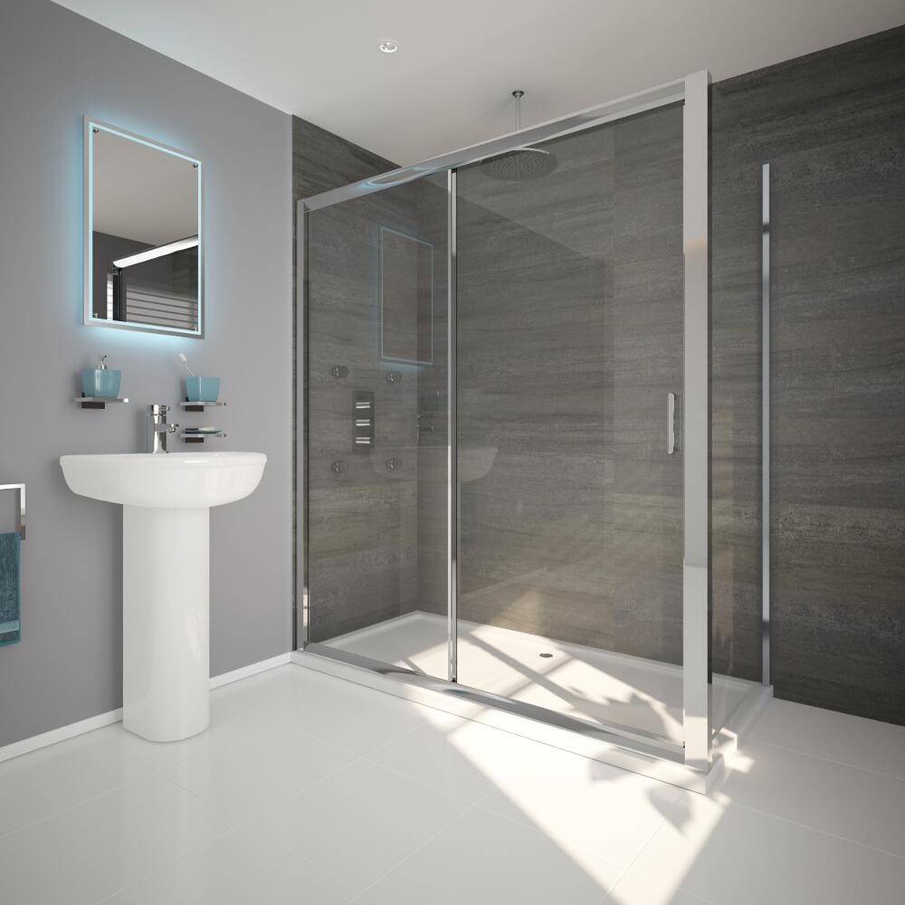 Porte de douche Coulissante 140x195cm Portland