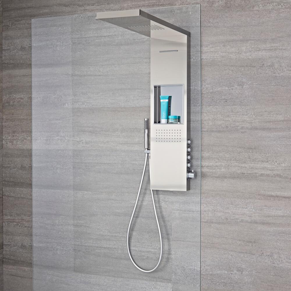 Colonne de douche thermostatique À Pommeau de Douche Italienne Iko 103x80cm