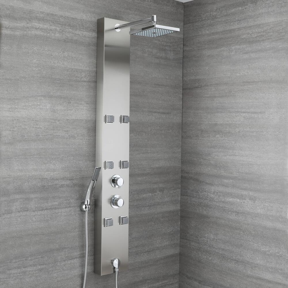 Colonne de Douche Thermostatique Hydromassante Easton