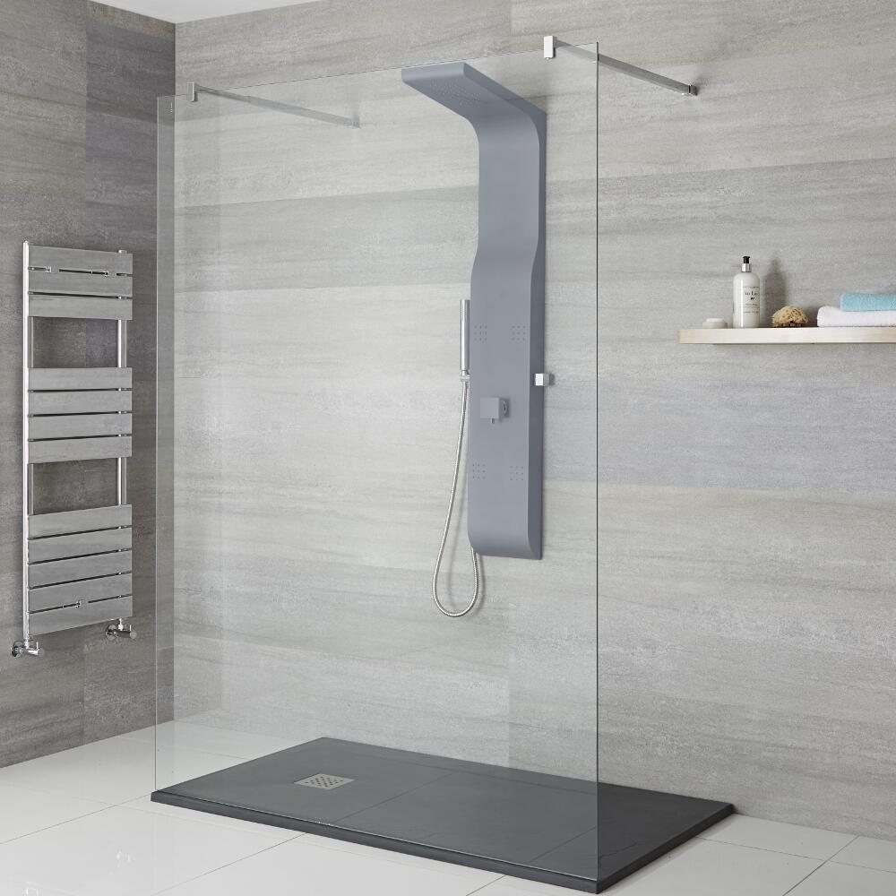 Colonne de douche mitigeur mécanique Alston Anthracite